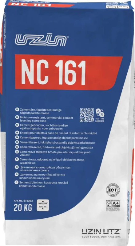 Uzin NC 161 odporna na wilgoć cementowa masa samopoziomująca
