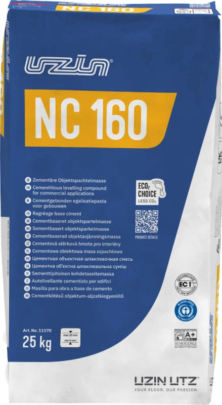 Uzin NC 160 25 kg cementowa masa samopoziomująca