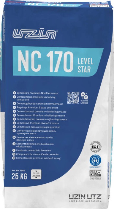 Uzin Nc 170 LevelStar cementowa masa niwelująca premium