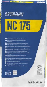 Uzin Nc 175 25 kg - cementowa masa niwelująca zbrojona włóknami