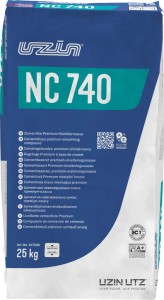 Uzin Nc 740 25 kg - cementowa masa wyrównująca