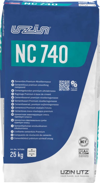 Uzin Nc 740 25 kg - cementowa masa wyrównująca