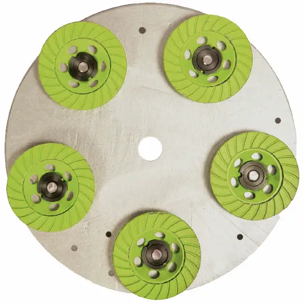 Tarcza szlifierska z diamentowymi głowicami ściernymi Wolff 169543