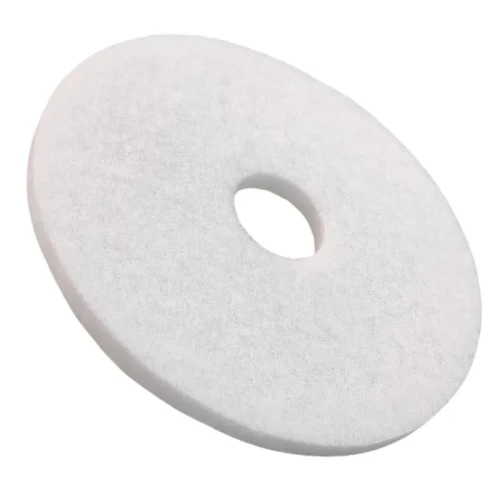 Pad czyszczący biały 16 cali 406 mm, grubość 10 lub 20 mm Pallmann