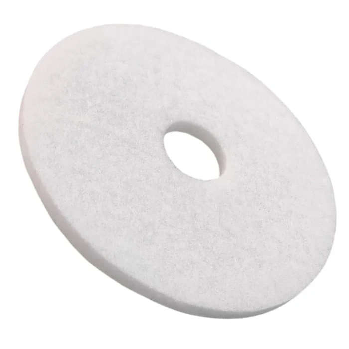 Pad czyszczący biały 16 cali 406 mm, grubość 10 lub 20 mm Pallmann