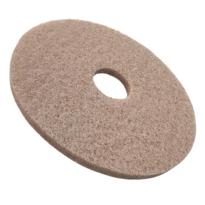 Pad czyszczący beżowy 16 cali 406 mm grubość 10 lub 20 mm Pallmann