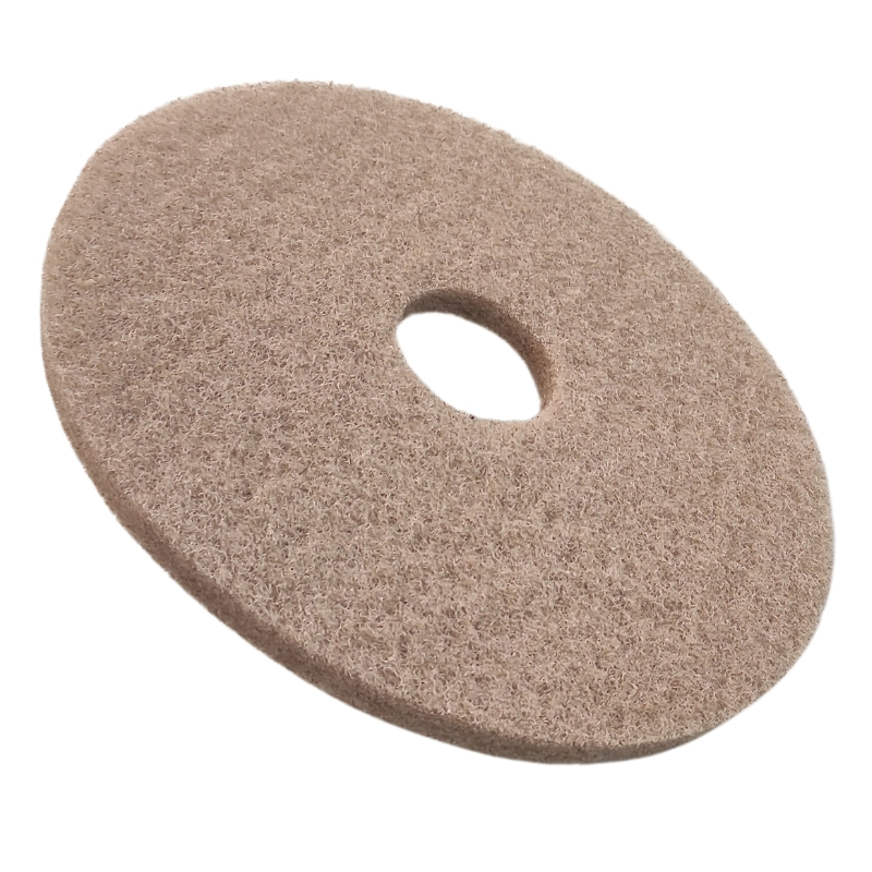 Pad czyszczący beżowy 16 cali 406 mm grubość 10 lub 20 mm Pallmann