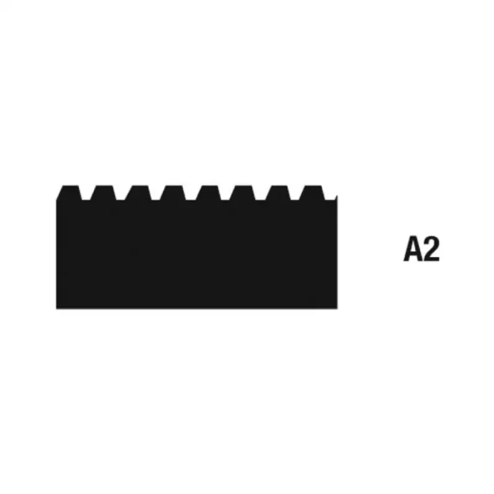Listwa zębata a2 do szpachelek 21 lub 28 cm.webp