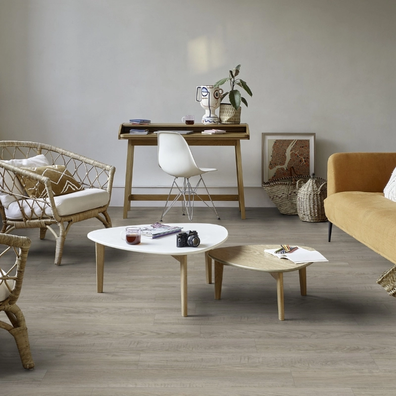 Panele Winylowe Tarket ModularT 7 Oak Modern Light Grey 257021047