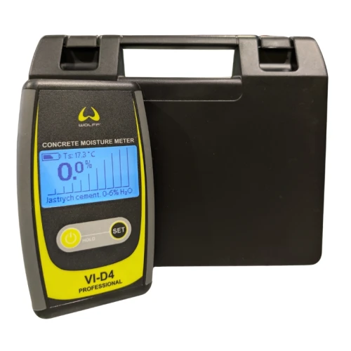 Wilgotnościomierz V1-D4 Wolff 71053  z polskim menu i pratkyczną walizeczką