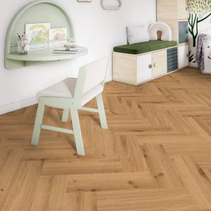 Tarkett Essence Glue-Down Primary Oak Natural 260060004 panele winylowe jodełka aranżacja 1