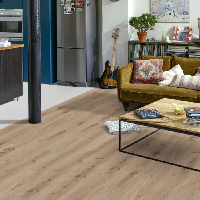 Tarkett Essence Glue-Down Primary Oak Light Grey 260053006 panele winylowe aranżacja 1